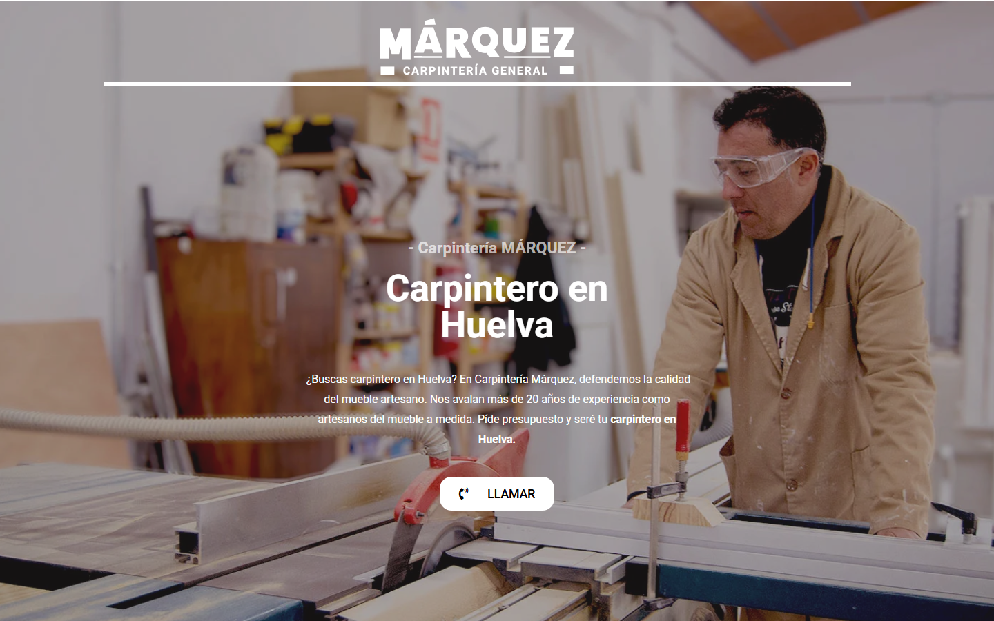 Pantallazo de carpinterohuelva.com