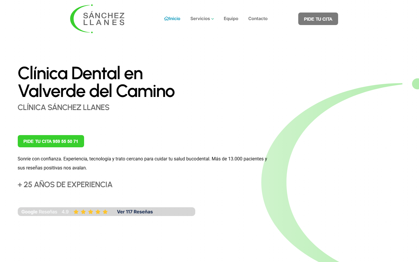 Pantallazo de clinicasanchezllanes.es